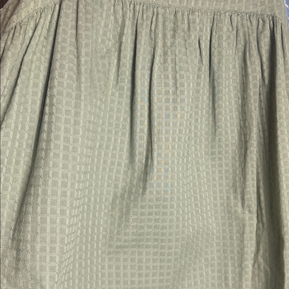 Gap Army Green Spaghetti Strap Textured Pocketed Midi Sundress Size Small - Picture 13 of 15